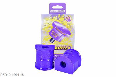 PFR19-1204-18, Mazda Mazda3 (2004-2009), Rear Anti Roll Bar To Chassis Bush 18mm  18mm, 2 stuk(s) benodigd  per auto, 2 stuk(s) in verpakking, prijs per set van 2 stuk(s)