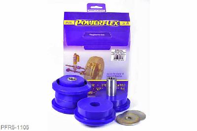 PFR5-1105, Mini Mini Generation 1 (R50/52/53) (2000 - 2006), Rear Trailing Arm Front Bush PFR5-1105 is a complete bush. It fits early Gen1 models up to 2003 with a diameter of 80mm, for later models with a diameter of 60mm use PFR5-1104. For inserts use PFR5-110 which fit into the original rubber bush., 2 stuk(s) benodigd  per auto, 2 stuk(s) in verpakking, prijs per set van 2 stuk(s)