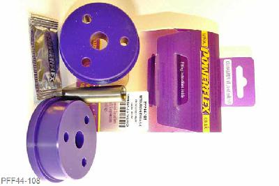 PFF44-108, Mitsubishi Lancer Evolution 7-8-9 (inc 260), Front Lower Diff Mount Please check size before ordering, this is 70.5mm Diameter. For 62mm Diameter use PFF44-107. These mounts are for fast road/competition. These are harder and may cause a slight increase in engine vibration and noise. For road use, use PFF44-108R. 70.5mm Diameter, 1 stuk(s) benodigd  per auto, 1 stuk(s) in verpakking, prijs per set van 1 stuk(s)