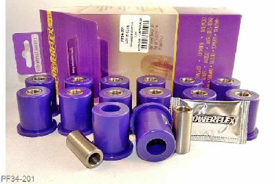 PF34-201, Opel VX220 (Opel Speedster), Front and Rear Wishbone Bushes This bush fits all wishbone bushes EXCEPT the rear lower front bush (Elise) and the inner rear wishbone (VX220 Opel Speedster), which uses PF34-202., 14 stuk(s) benodigd  per auto, 14 stuk(s) in verpakking, prijs per set van 14 stuk(s)