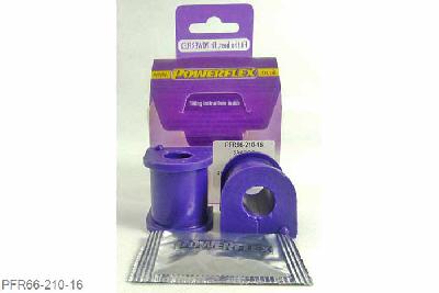 PFR66-210-16, Opel Vectra B (1995 - 2002), Rear Anti Roll Bar Mounting Bush 16mm  16mm, 2 stuk(s) benodigd  per auto, 2 stuk(s) in verpakking, prijs per set van 2 stuk(s)