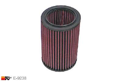 E-9238 K&N Luchtfilter Buitendiameter 111 mm , Binnendiameter 76 mm , Hoogte 178 mm, Renault Twingo 1.2 8V, 55/60PK, 1996-2009