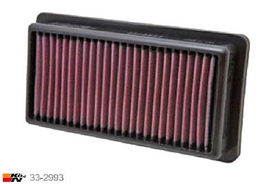 33-2993 K&N Luchtfilter, Renault Twingo 1.2 Turbo, 2007-2014