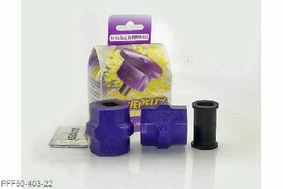 PFF50-403-22, Peugeot 206, Front Anti Roll Bar Bush To Chassis Bush 22mm  22mm, 2 stuk(s) benodigd  per auto, 2 stuk(s) in verpakking, prijs per set van 2 stuk(s)