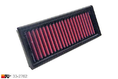 33-2762 K&N Luchtfilter Lengte 267 mm, Breedte 107 mm, Rover 25 1.6, 109PK, 2000-2005