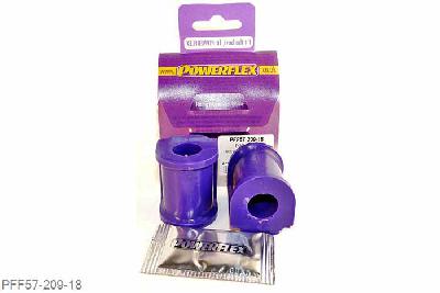 PFF57-209-18, Porsche 964 (1989 - 1994), Rear Anti Roll Bar Bush 18mm For 911 Classic models 1977 onwards only. For 911 Classic models 1974 to 1977 use 4 x PFR57-412-18. Please measure anti roll bar diameter before ordering. 18mm, 2 stuk(s) benodigd  per auto, 2 stuk(s) in verpakking, prijs per set van 2 stuk(s)