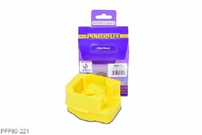 PFF60-221, Renault Clio II (inc 172 and 182), Front Upper Right Engine Mount Insert Fits 172 & 182 Sport models only. This polyurethane insert fits into and fills voids in the original rubber bush, OE part number: 7700434370, 6000073669. It is designed to limit movement of the engine to provide additional stability under acceleration., 1 stuk(s) benodigd  per auto, 1 stuk(s) in verpakking, prijs per set van 1 stuk(s)