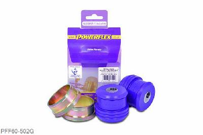 PFF60-502G, Renault Megane II inc RS 225, R26 and Cup (2002 - 2008), Front Arm Rear Bush Anti-Lift & Caster Offset This part provides additional caster offset and also gives additional anti lift for improved traction. For a non adjustable bush use PFF60-501. This part replaces OE number: 8200041166., 2 stuk(s) benodigd  per auto, 2 stuk(s) in verpakking, prijs per set van 2 stuk(s)