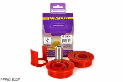 PFF60-522R, Renault Megane II inc RS 225, R26 and Cup (2002 - 2008), Upper Right Engine Mounting Bush This part replaces the original bush in bracket OE number: 8200355673 to fit 1.5 and 2.0L diesel models. PFF60-522 is designed to allow a controlled amount of engine movement through voids in the material. The kit includes a polyurethane insert that is designed to further reduce engine movement, perfect for track days or vehicles running increased power., 1 stuk(s) benodigd  per auto, 1 stuk(s) in verpakking, prijs per set van 1 stuk(s)