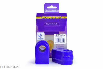 PFF60-703-20, Renault Megane III RS (2008 - ), Front Anti Roll Bar Bush - 20mm This part replaces OE number: 546120005R. Please check anti roll bar diameter before ordering. 20mm, 2 stuk(s) benodigd  per auto, 2 stuk(s) in verpakking, prijs per set van 2 stuk(s)