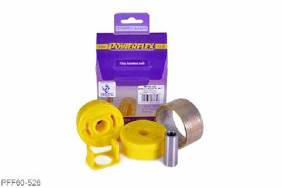 PFF60-526, Renault Scenic  II (2003-2009), Rear Lower Engine Mounting Bush This part replaces the larger bush in extruded bracket OE numbers: 8200500928 and 8200777542 to suit 1.4, 1.6 and 2.0L petrol engines and also 1.5L diesel engines. For vehicles with a cast bracket use PFF60-524 or a rubberized bracket use either PFF60-820 or PFF60-920. PFF60-526 is designed to allow a controlled amount of engine movement through voids in the material. The kit includes polyurethane inserts that can be fitted to further reduce engine movement, perfect for track days or vehicles running increased power., 1 stuk(s) benodigd  per auto, 1 stuk(s) in verpakking, prijs per set van 1 stuk(s)