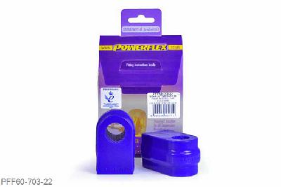 PFF60-703-22, Renault Scenic III (2009 -), Front Anti Roll Bar Bush - 22mm This part replaces OE numbers: 546120007R and 546120316R. Please check anti roll bar diameter before ordering. 22mm, 2 stuk(s) benodigd  per auto, 2 stuk(s) in verpakking, prijs per set van 2 stuk(s)