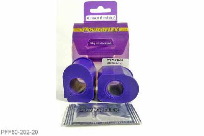 PFF60-202-20, Renault Twingo II (2007 - 2014), Front Anti Roll Bar Chassis Mount Bush 20mm Fits Clio And 16V Models - Check anti roll bar diameter before ordering 20mm, 2 stuk(s) benodigd  per auto, 2 stuk(s) in verpakking, prijs per set van 2 stuk(s)