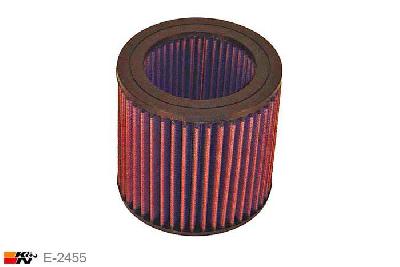 E-2455 K&N Luchtfilter Buitendiameter 140 mm , Binnendiameter 95 mm , Hoogte 138 mm, Saab 9-mei 2.2 TID, 125PK, 2002-2003