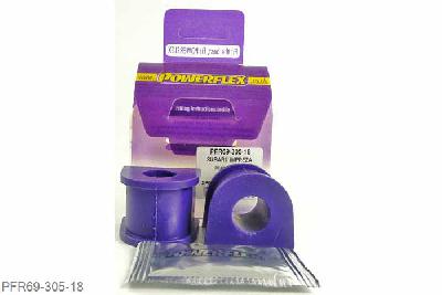 PFR69-305-18, Subaru Legacy BL and BP (2003-2009), Rear Anti Roll Bar To Chassis Bush 18mm  18mm, 2 stuk(s) benodigd  per auto, 2 stuk(s) in verpakking, prijs per set van 2 stuk(s)
