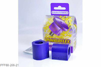 PFF88-206-21, Volvo 260 (1975 -1985), Front Anti Roll Bar Bush 21mm PFF88-206-* fits early models with a plain D shaped bush, for later vehicles with additional shapes on the bush use PFF88-207-*, 2 stuk(s) benodigd  per auto, 2 stuk(s) in verpakking, prijs per set van 2 stuk(s)