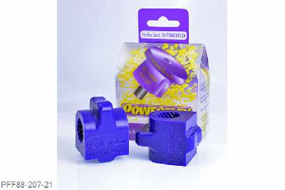 PFF88-207-21, Volvo 260 (1975 -1985), Front Anti Roll Bar Bush 21mm PFF88-206-* fits early models with a plain D shaped bush, for later vehicles with additional shapes on the bush use PFF88-207-*, 2 stuk(s) benodigd  per auto, 2 stuk(s) in verpakking, prijs per set van 2 stuk(s)