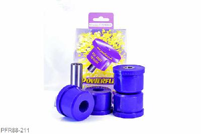 PFR88-211, Volvo 260 (1975 -1985), Rear Trailing Arm To Axle Bush PFR88-211 is a complete bush that fits into the original outer shell, PFR88-219 insert fits into the voids of the original bush. - OE Nr 1229165, 2 stuk(s) benodigd  per auto, 2 stuk(s) in verpakking, prijs per set van 2 stuk(s)