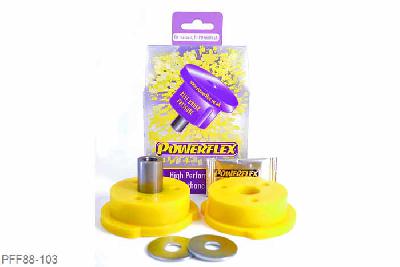 PFF88-103, Volvo S60 (2001-2009), V70-Mk2, S80-Mk1 (2000-2007), Upper Engine Mount Large Round Bush Diesel Fits D5 Diesel Models Only.  Designed to fit the early style bracket which has a round hole, for later vehicles with the cross shape bracket use Part No. PFF88-623., 1 stuk(s) benodigd  per auto, 1 stuk(s) in verpakking, prijs per set van 1 stuk(s)