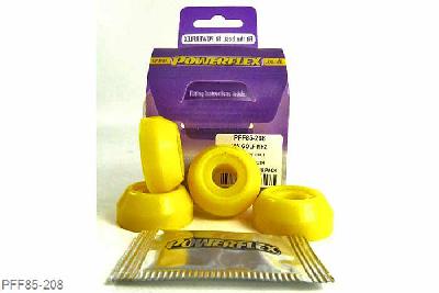 PFF85-208, VW Caddy Mk2 Typ 9K (1997-2003), Front Eye Bolt Mounting Bush PFF85-208 is suitable for links with a 12mm diameter shaft with a 19mm nut. For 10mm shafts use PFF85-208-10. Not Suitable For VR6  - Models and GT Models with chassis codes AAA, AGG & AKR (VW Vento). This part replacesOE Nr 6N0411329., 2 stuk(s) benodigd  per auto, 2 stuk(s) in verpakking, prijs per set van 2 stuk(s)