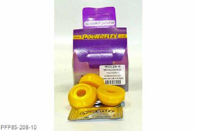 PFF85-208-10, VW Corrado (1989 - 1995), Front Eye Bolt Mounting Bush 10mm Bushes fit eye bolt mounting either side of where it passes through the wishbone. PFF85-208-10 is suitable for links with a 10mm diameter shaft which uses an M8 nut to hold the bushes in position. A lot of the pattern replacement links are now coming with the 10mm shaft. For 12mm shafts use PFF85-208. Does not fit Corrado & Vento VR6 models - OE Nr 6N0411329 10mm, 2 stuk(s) benodigd  per auto, 2 stuk(s) in verpakking, prijs per set van 2 stuk(s)