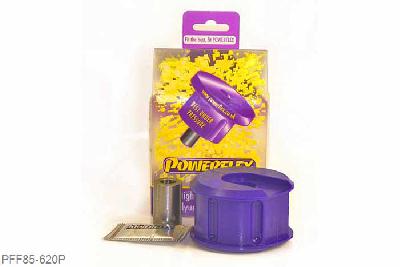 PFF85-620P, VW Fox, Lower Engine Mount Large Bush (Track Use) PFF85-620P is suitable for track car/tuned models, it is a stiffer bush and may give more vibration. For diesel engine models use PFF85-620R. For petrol engine road models use PFF85-620. Fitting engine mount bush to 1.4 TDI 3 cylinders is not advisable. Please note these are an upgrade, some additional vibration may be felt.. - OE Nr 6Q0199851, 1 stuk(s) benodigd  per auto, 1 stuk(s) in verpakking, prijs per set van 1 stuk(s)