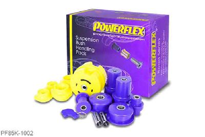PF85K-1002, VW Golf MK2 (1985 - 1992) 2WD, Powerflex Handling Pack Included within this handling pack are the following parts:PFF85-201Front Wishbone Front BushPFF85-203Front Wishbone Inner BushPFR85-207Rear Beam Mounting BushPFF85-244Rear Lower Engine Mount BushPFR85-240Rear Shock Top Mounting BushThis Handling Pack contains a selection of parts from a complete vehicle listing, clickhereto see more parts available., 1 stuk(s) benodigd  per auto, 1 stuk(s) in verpakking, prijs per set van 1 stuk(s)