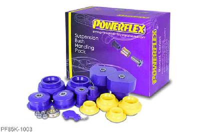 PF85K-1003, VW Golf MK3 2WD (1992 - 1998), Powerflex Handling Pack Included within this pack are the following parts:PFF85-201Front Wishbone Front BushPFF85-204Front Wishbone Rear BushPFR85-206Rear Beam Mounting BushPFF85-239Front Strut, Top MountPFR85-240Rear Shock Top Mounting BushThis Handling Pack contains a selection of parts from a complete vehicle listing, clickhereto see more parts available., 1 stuk(s) benodigd  per auto, 1 stuk(s) in verpakking, prijs per set van 1 stuk(s)