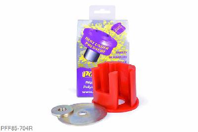 PFF85-704R, VW Golf Plus 5M, Lower Engine Mount Insert (Large) Diesel Suitable for diesel models, using a softer material which helps reduce movement from the bush but transmits less noise and vibration over fitting the standard PFF85-704 insert. - OE Numbers 1K0199867 or 1K0199868, 1 stuk(s) benodigd  per auto, 1 stuk(s) in verpakking, prijs per set van 1 stuk(s)