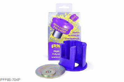 PFF85-704P, VW Golf MK6 5K (2009-2012), Lower Engine Mount Insert (Large) Track Use Suitable for higher powered cars and track cars, using a stiffer material which helps further reduce engine movement over fitting the standard PFF85-704 insert, being a stiffer material additional noise and vibration may be felt. - OE Numbers 1K0199867 or 1K0199868, 1 stuk(s) benodigd  per auto, 1 stuk(s) in verpakking, prijs per set van 1 stuk(s)