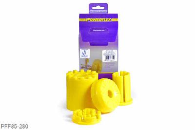 PFF85-280, VW Vento (1992 - 1998), Front Lower Engine Mounting Bush & Inserts PFF85-280 is a replacement bush kit that includes inserts that are designed to fit into voids in the bush, allowing tune-ability of engine movement, perfect for stiffening mounts ahead of track days and performance events. This part replaces OE numbers: 1H0199609 K,E,F,B,J,G & J. - On the VW Corrado & Passat the mount will only fit models with the V6 engine., 1 stuk(s) benodigd  per auto, 1 stuk(s) in verpakking, prijs per set van 1 stuk(s)