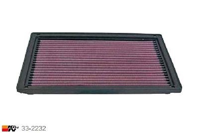 33-2232 K&N Luchtfilter Lengte 279 mm, Breedte 167 mm, Subaru Outback 3.0, 209PK, 2001-2004