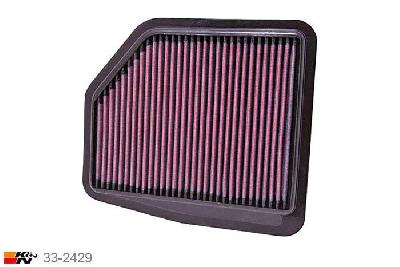 33-2429 K&N Luchtfilter Lengte 243 mm, Breedte 200 mm, Suzuki Grand Vitara 1.9 OE# 13780-17K00, 2010-2013