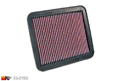 33-2155 K&N Luchtfilter Lengte 230 mm, Breedte 202 mm, Suzuki Grand Vitara 2.0 16V/Turbo Diesel, 109/128PK, 1998-9/2005