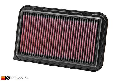 33-2974 K&N Luchtfilter, Suzuki Swift 1.2, 2010-2016