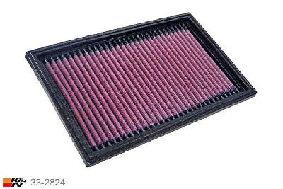 33-2824 K&N Luchtfilter Lengte 232 mm, Breedte 146 mm, Suzuki Swift 1.5 vin TSM, 5/2005-2010