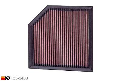 33-2400 K&N Luchtfilter Lengte 225 mm, Breedte 219 mm, Volvo XC90 3.2, 2006-2015