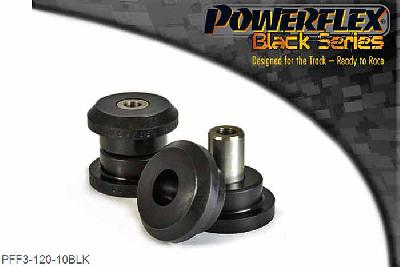 PFF3-120-10BLK, Audi S/RS 80, 90 Quattro inc Avant (1992-1996), S2 inc Avant B4, RS2 B4 (1994-1996) Front Subframe Front Bush 10mm, Check bolt diameter, this bush uses a 10mm bolt. For bushes which have a 12mm bolt use PFF3-120-12. It replaces OE part number 857 199 415B. 10mm Bore Sleeve, 2 stuk(s) benodigd  per auto, 2 stuk(s) in verpakking, prijs per set van 2 stuk(s)