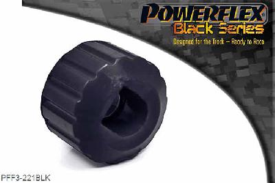 PFF3-221BLK, Audi S/RS RS6 Avant (2002 - 2005) Engine Snub Nose Mount, This part replaces OE number: 8E0199339 and fits vehicles with a D shape engine mount spigot. For vehicles that use a cylindrical spigot, please use PFF3-220., 1 stuk(s) benodigd  per auto, 1 stuk(s) in verpakking, prijs per set van 1 stuk(s)