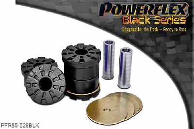 PFR85-528BLK, Audi S/RS S3 MK2 8P (2006-) Rear Subframe Rear Mounting Bush, This bush fits 4 wheel drive models only. This part replaces OE numbers: 1K0505145K and 1K0505145H., 2 stuk(s) benodigd  per auto, 2 stuk(s) in verpakking, prijs per set van 2 stuk(s)