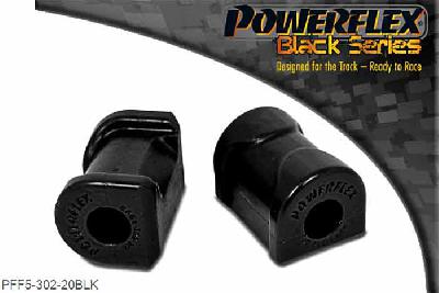 PFF5-302-20BLK, BMW E30 3 Series (1982 - 1991) Front Anti Roll Bar Bush 20mm,  20mm, 2 stuk(s) benodigd  per auto, 2 stuk(s) in verpakking, prijs per set van 2 stuk(s)