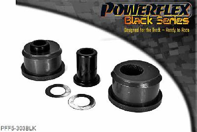 PFF5-303BLK, BMW E30 3 Series (1982 - 1991) Front Lower Wishbone Rear Bush Caster Offset, PFF5-303 is an eccentric bush for the M3. This can be fitted to all models throughout the range giving them increased castor to match the M3 setup., 2 stuk(s) benodigd  per auto, 2 stuk(s) in verpakking, prijs per set van 2 stuk(s)
