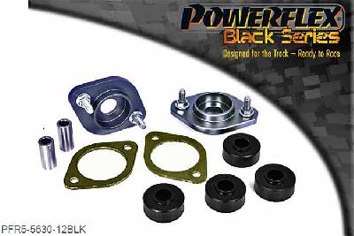 PFR5-5630-12BLK, BMW E36 3 Series (1990 - 1998) Rear Shock Top Mount Bracket and Bush 12mm, Suits cars with aftermarket rear shock absorber with a 12mm pin. Will not fit E36 and E46 Cabriolet models. OE Nr 33521092362  - 33526779670. Suspension BrandRear Shock Absorber Shaft DiameterOriginal BMW10mmAST10mmBilstein HD, Sport, PSS Coilovers10mmFK Coilovers10mmH&R Coilovers10mmJRZ RS12mmKoni Sport10mmKW V1, 2, 310mmST Coilovers10mmTein Coilovers12mmThe above list is meant as a guide only. If your shock absorber brand is not listed,measuring the OD of the shaft will determine whether PFR5-5630-10 orPFR5-5630-12 should be fitted. 12mm, 2 stuk(s) benodigd  per auto, 2 stuk(s) in verpakking, prijs per set van 2 stuk(s)