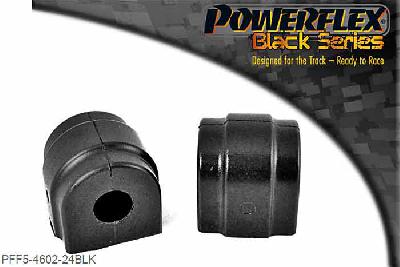 PFF5-4602-24BLK, BMW E46 3 Series Compact Front Anti Roll Bar Bush 24mm, Please check Anti roll bar size before ordering 24mm, 2 stuk(s) benodigd  per auto, 2 stuk(s) in verpakking, prijs per set van 2 stuk(s)
