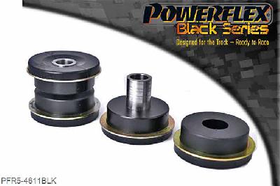 PFR5-4611BLK, BMW E46 3 Series Compact Rear Subframe Rear Bush, This part replaces OE numbers: 33316770781 and 33312283419., 2 stuk(s) benodigd  per auto, 2 stuk(s) in verpakking, prijs per set van 2 stuk(s)