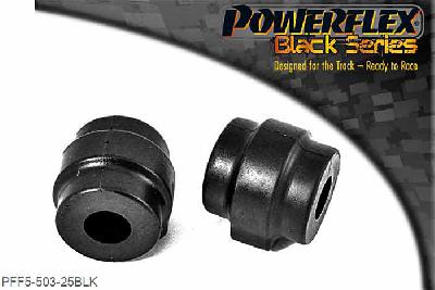 PFF5-503-25BLK, BMW E39 5 Series 520 to 530 Touring Front Anti Roll Bar Mounting Bush 25mm, This bush fits E39 5 series non M sport suspension models and E38 7 series. 25mm, 2 stuk(s) benodigd  per auto, 2 stuk(s) in verpakking, prijs per set van 2 stuk(s)