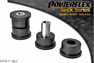 PFR5-711BLK, BMW E60 5 Series, Saloon Rear Lower Arm Rear Bush, Fits saloon models of the E60 only.  Also fits E39 M5 and Touring models that use a 14mm bolt diameter.   This part replaces the bush in E53 and E39 arm OE numbers: 33326770743 and 33326770744.  This part also replaces the bush in E60 arm OE numbers: 33326754557 and 33326754558. 14mm Bore Sleeve, 2 stuk(s) benodigd  per auto, 2 stuk(s) in verpakking, prijs per set van 2 stuk(s)