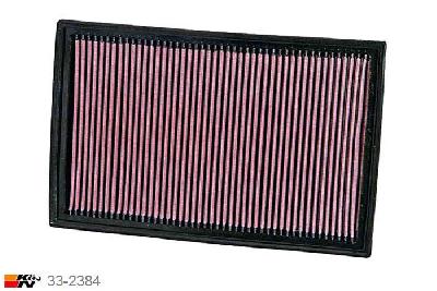 33-2384 K&N Luchtfilter Lengte 343 mm, Breedte 222 mm, VW Passat 3.2, 2005-2009
