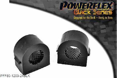 PFF80-1203-24BLK, Cadillac BLS (2005 - 2010) Front Anti Roll Bar Mounting Bush 24mm (2 Piece), This replaces the original 2 piece design. For the single piece design please use PFF66-503-*. For Astra MK5 single piece design, please use PFF80-1303-*, 2 stuk(s) benodigd  per auto, 2 stuk(s) in verpakking, prijs per set van 2 stuk(s)