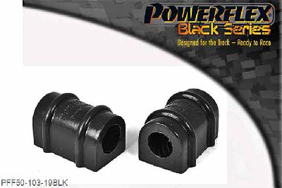 PFF50-103-19BLK, Citroen Saxo (inc VTS) Anti Roll Bar Bush 19mm, This part replaces OEM Part number 5094.56 NOT SUITABLE FOR GTI/RALLYE MODELS 19mm, 2 stuk(s) benodigd  per auto, 2 stuk(s) in verpakking, prijs per set van 2 stuk(s)